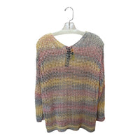 Charlie B - Women's Crochet V-neck Sweater