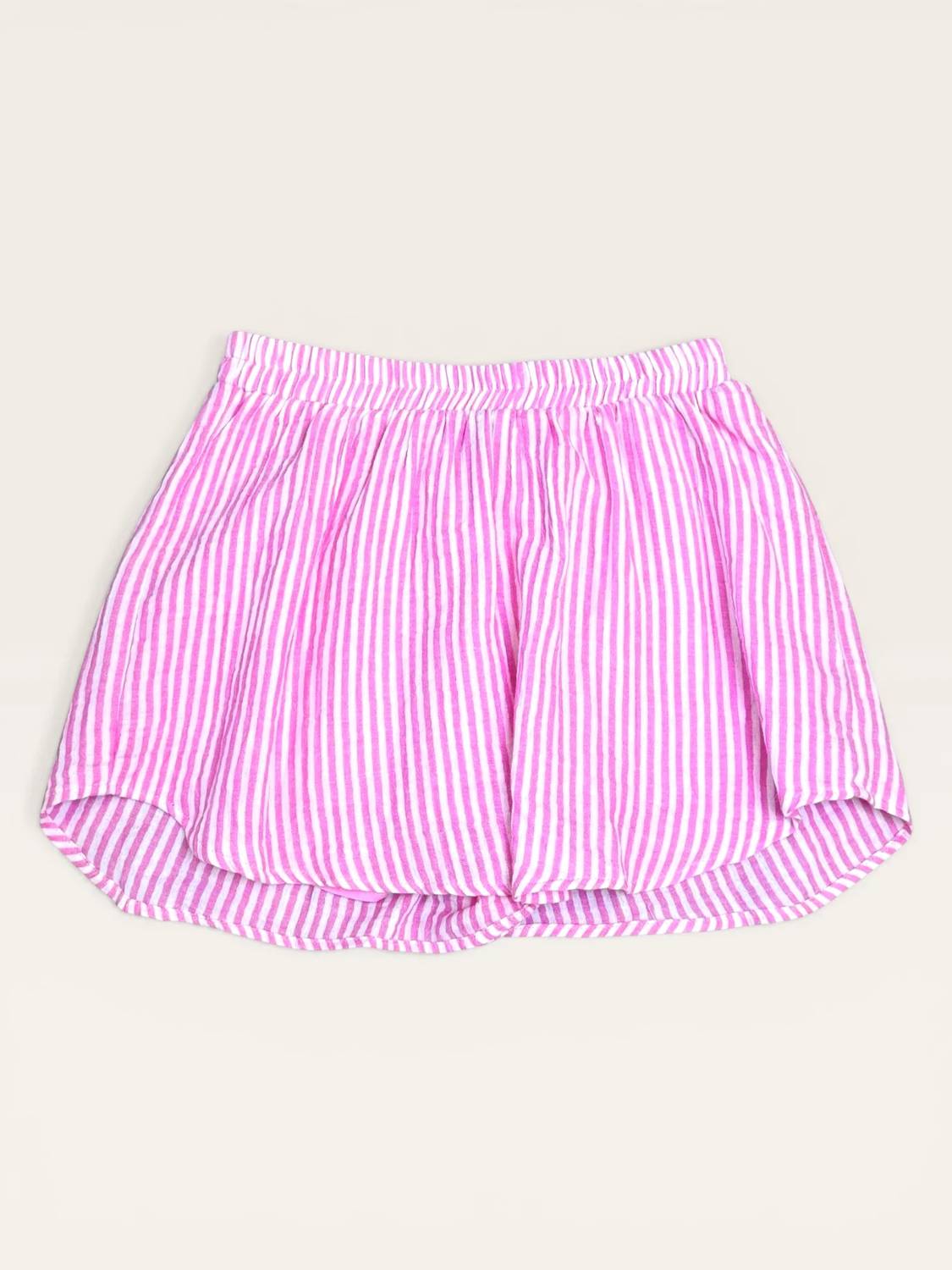 Meet Me In Santorini - Women's Stripe Two Piece Set