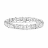 Diana M Jewels - Women's Asscher Lab-Grown Diamond Bracelet (21.00 Ct) - Signature