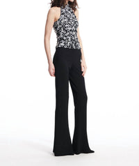 Emily Shalant - Stretch Crepe Bell Bottom Pant