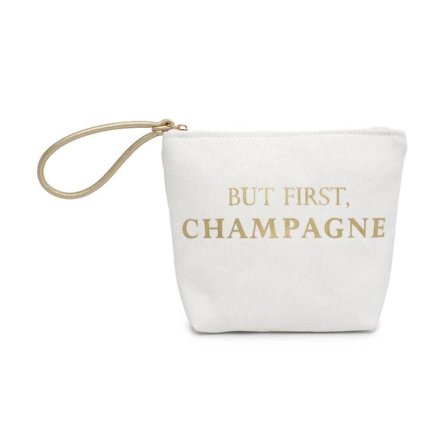 Urban Expressions - Women's But First Champagne Wristlet Bag