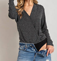 Ee:Some - V-Neck Surplus Bodysuit