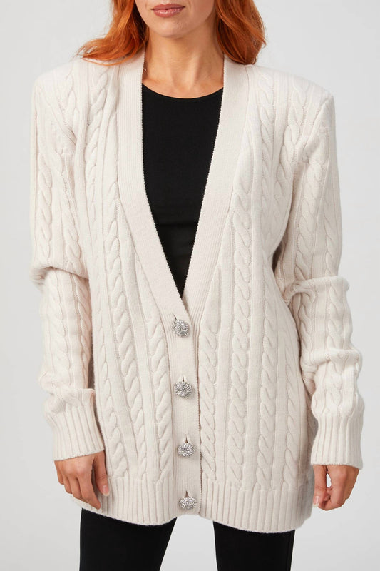 PARMIDA CASHMERE KNIT CARDIGAN