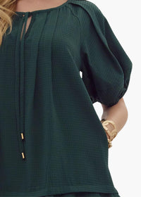 entro Madison Mini Dress in forest - women's dress - view 4