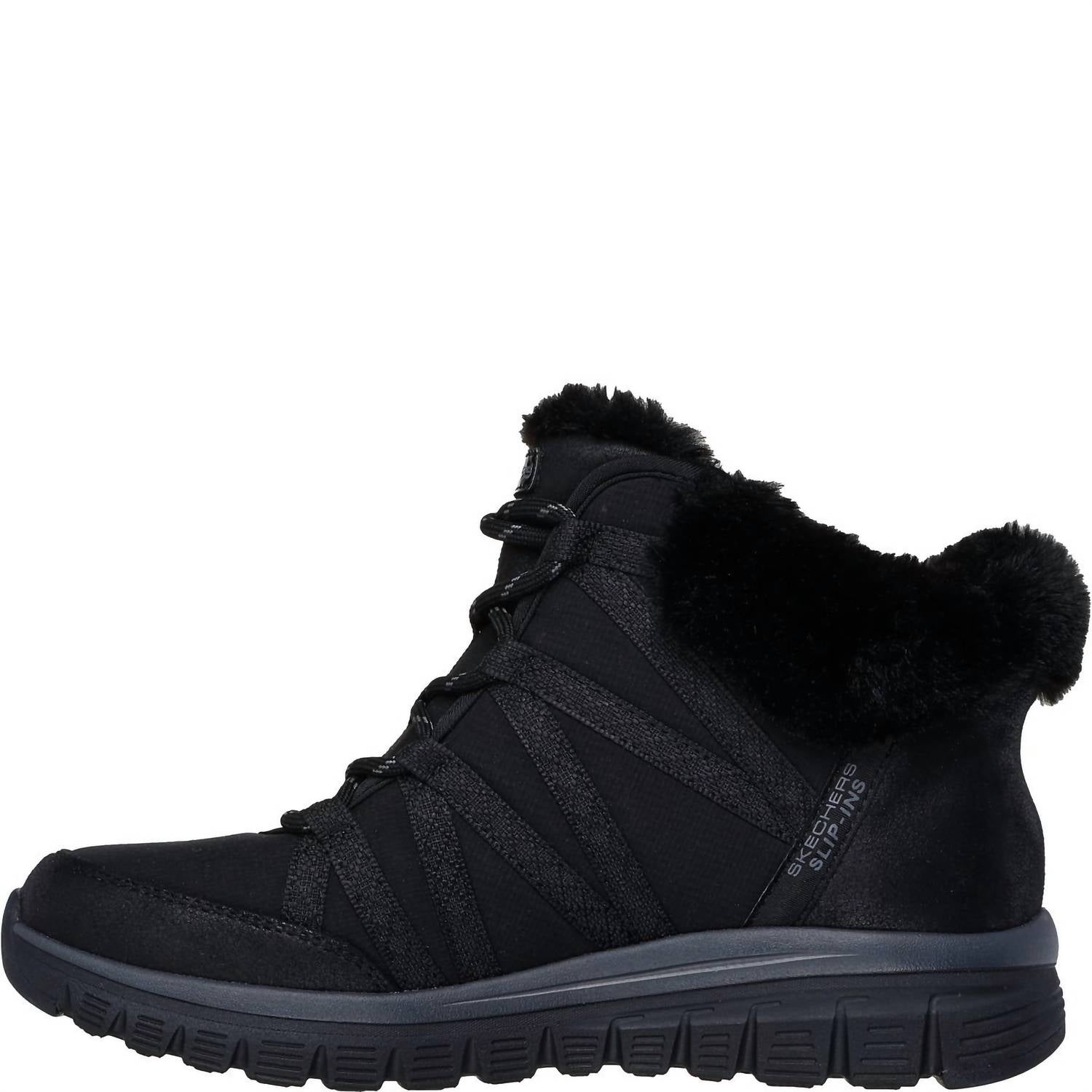 Skechers Women's Graceful Slip In Boot in boot in black - women's shoe - view 4