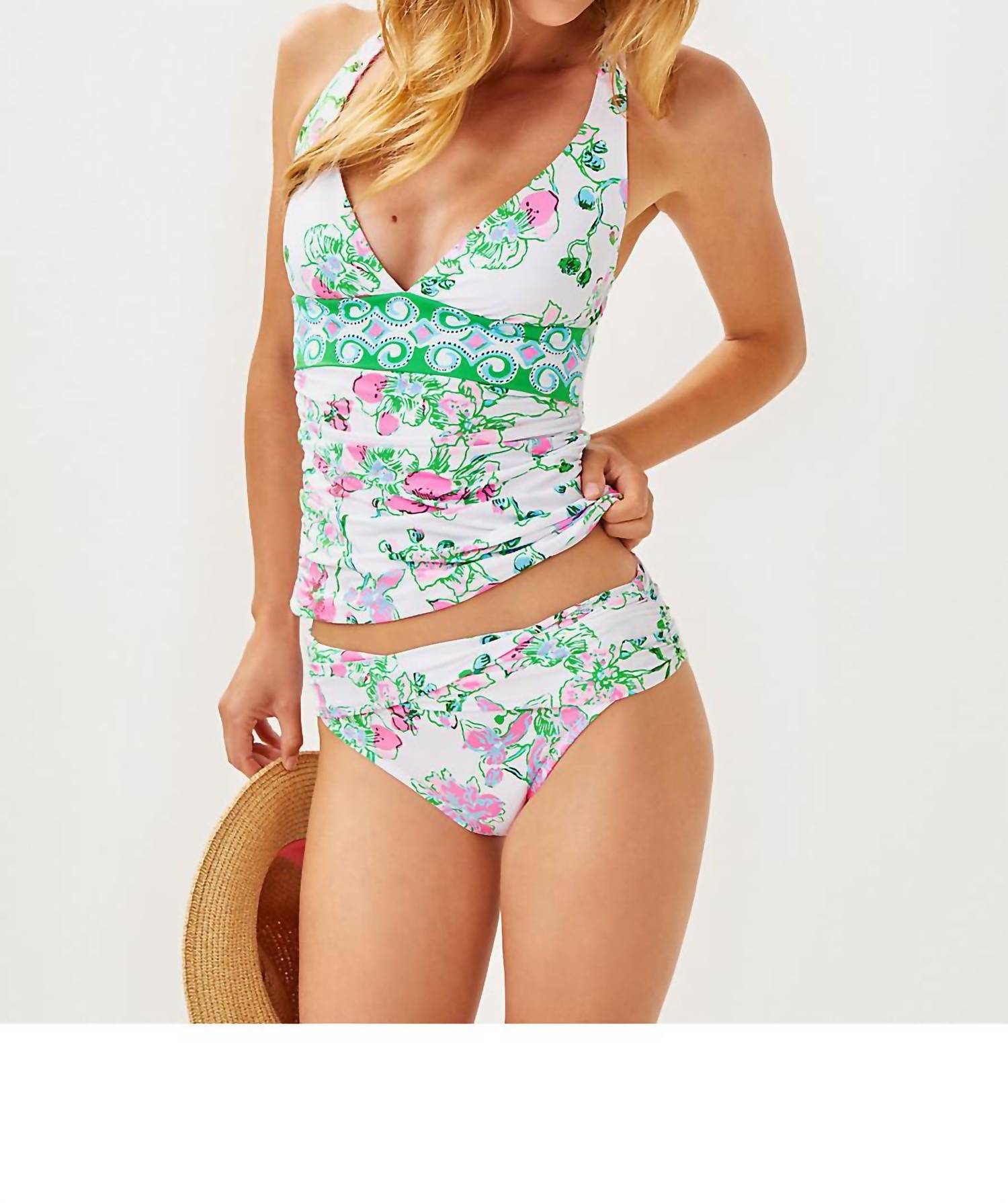 Lilly Pulitzer - Lagoon Sarong Hipster Bikini Bottom