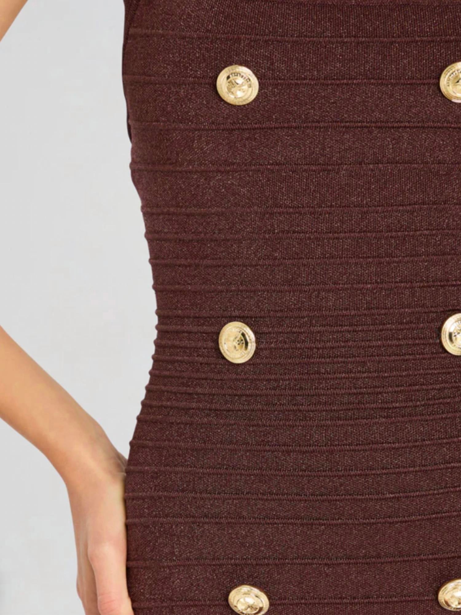 Retrofete - Harlynn Knit Metallic Dress