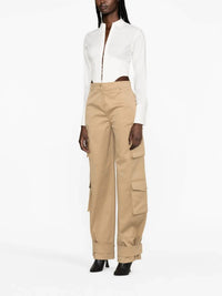 Valentino - High-waisted Cargo Trousers