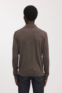 Asket - The Merino Wool Long Sleeve Polo Shirt