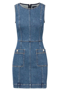 Veronica Beard - Zaire Denim Mini Dress