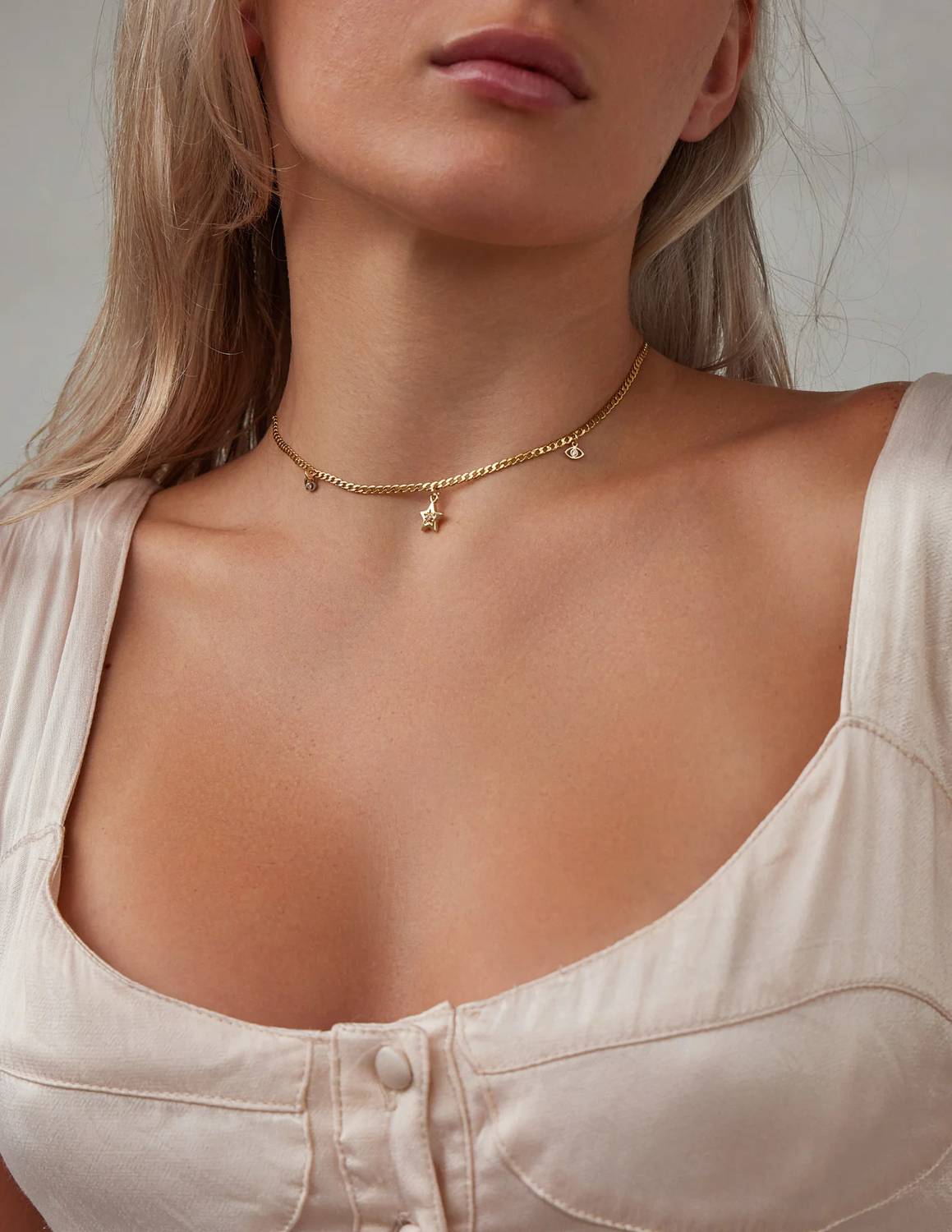 Adriana Pappas - Women's Charming Choker Necklace