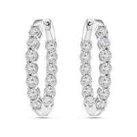 Diana M Jewels - Women's Round Lab-grown Diamond Stud Earrings (11.12 Tcw) - Signature
