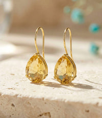 Schmuckoo - Women's Sienna Teardrop Gemstone Earrings