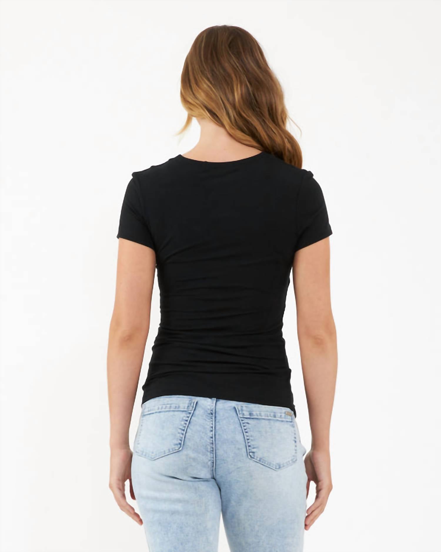 Ripe Maternity - Embrace Short Sleeve Cross-Over Tee