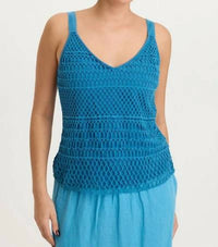 Xcvi - Shire Jersey-lined Crochet Tank