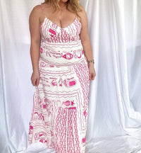 One And Only Collective - Mirabelle Woven Back Tie Maxi Dress