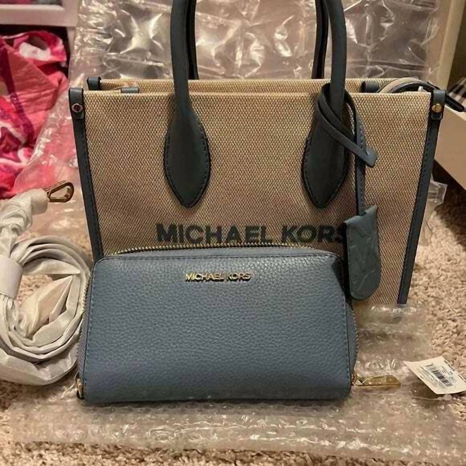 Michael Kors - Women's Mirella Tote Bag And Matching Wallet Set