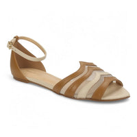 Bruno Menegatti - Women's Sonia Flat Ankle Strap Leather Flats