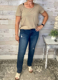 Democracy - Women's Ab Solution Straight Leg Jeans