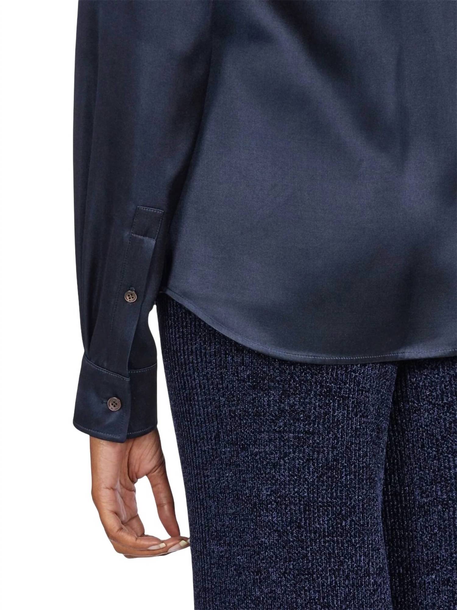 Salvatore Ferragamo - Satin Button Up Shirt