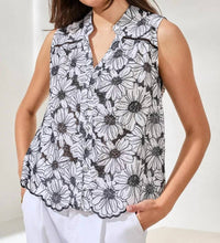 Tribal - Embroidered Floral Blouse
