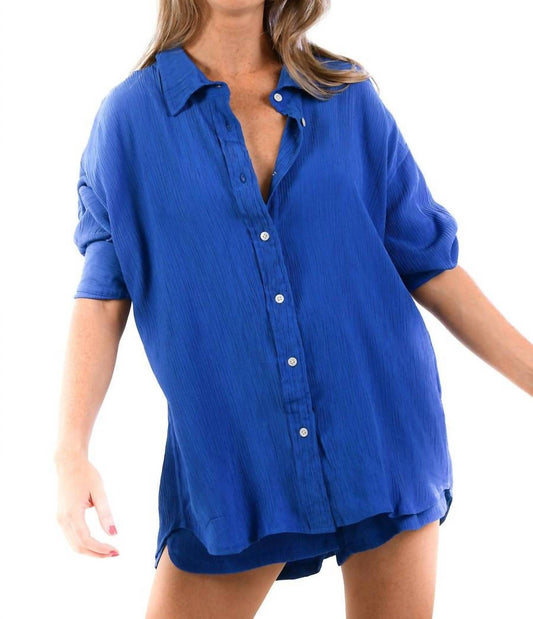 Walker & Wade - Cruise Linen Long Sleeve Top