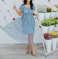 Mikarose - Eloise Squareneck Midi Dress