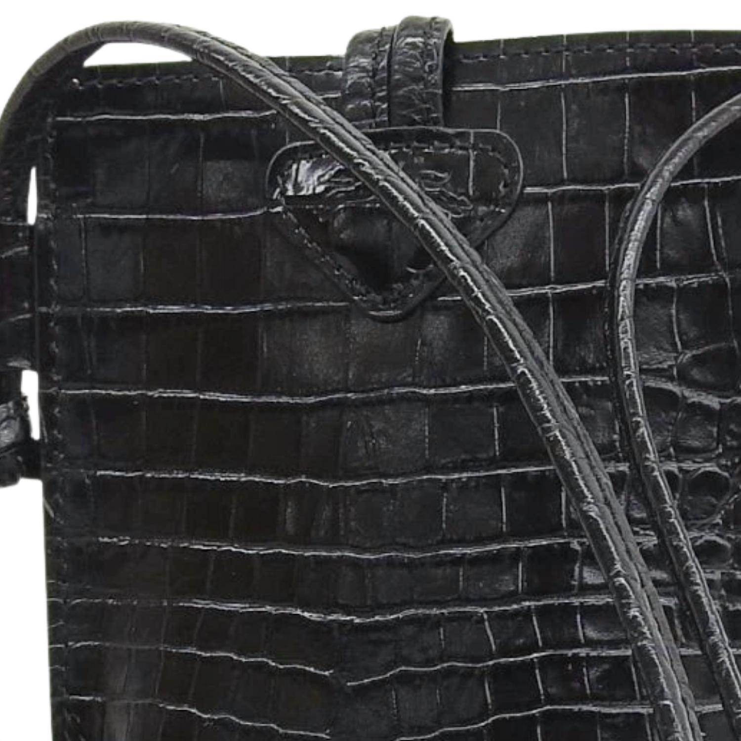 Longchamp - Le Roseau Croc Phone Case