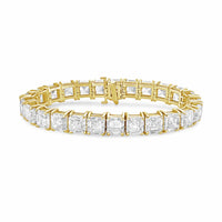 Diana M Jewels - Women's Asscher Lab-Grown Diamond Bracelet (48.00 Ct) - Signature