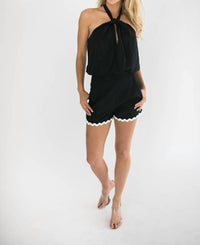 Falcon Park - Katia RickRrack Trim Shorts