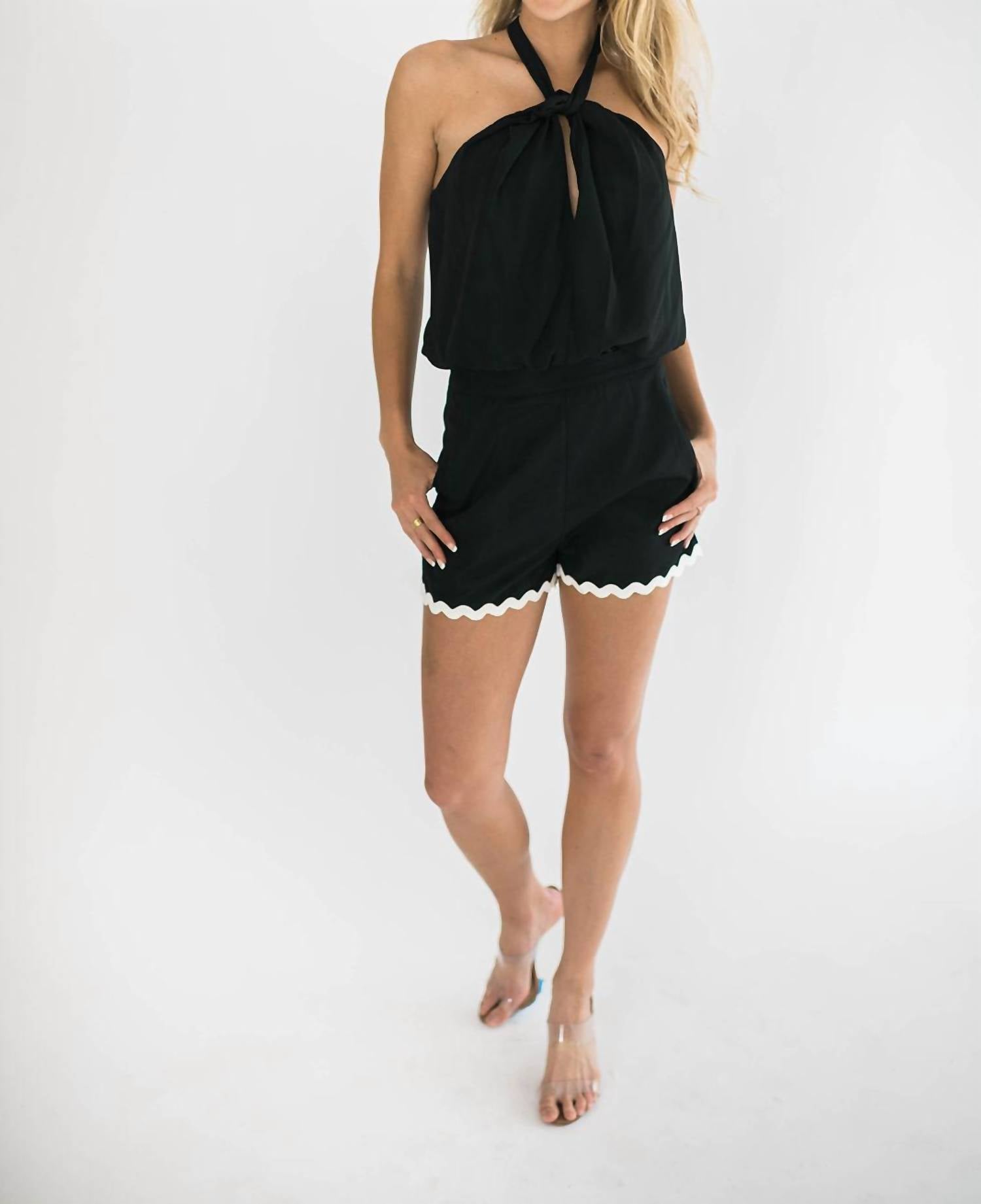 Falcon Park - Katia RickRrack Trim Shorts