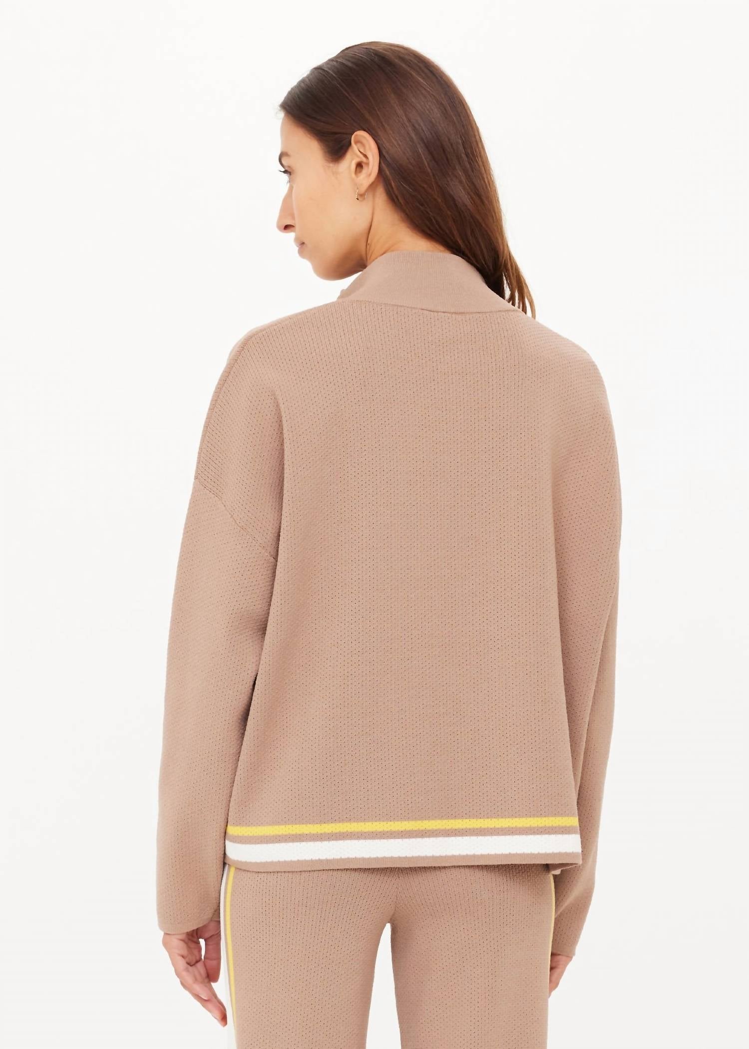 The Upside - Carter Half-zip Knit Top