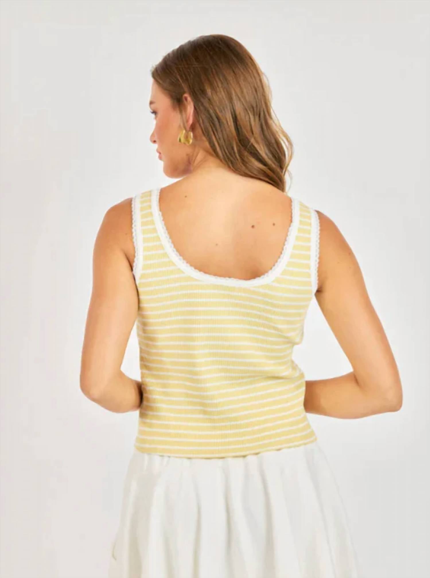Sadie & Sage - Dejavu Stripe Tank