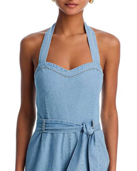 STEVE MADDEN Artie Jumpsuit in bijou blue - women's pants - alternate view