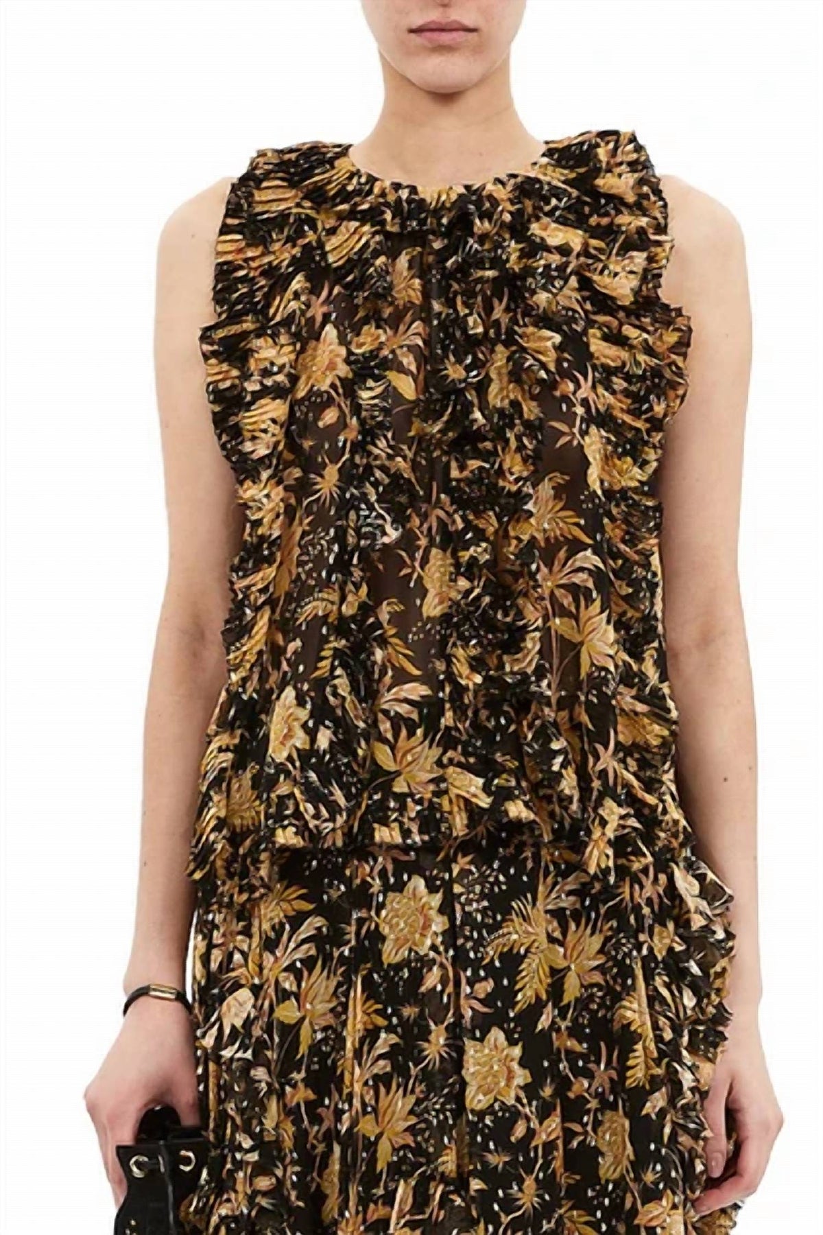 Ulla Johnson - Sabra Cascading Ruffle Top