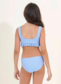 MAAJI Girls' Dorothy Moonbow Bikini Set in blue - kids' bikini - detail view
