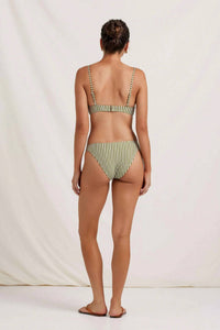 Peony - Striped Bikini Set