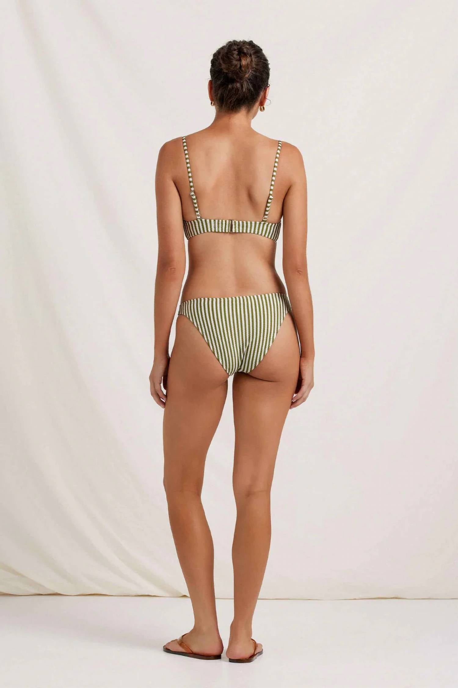Peony - Striped Bikini Set
