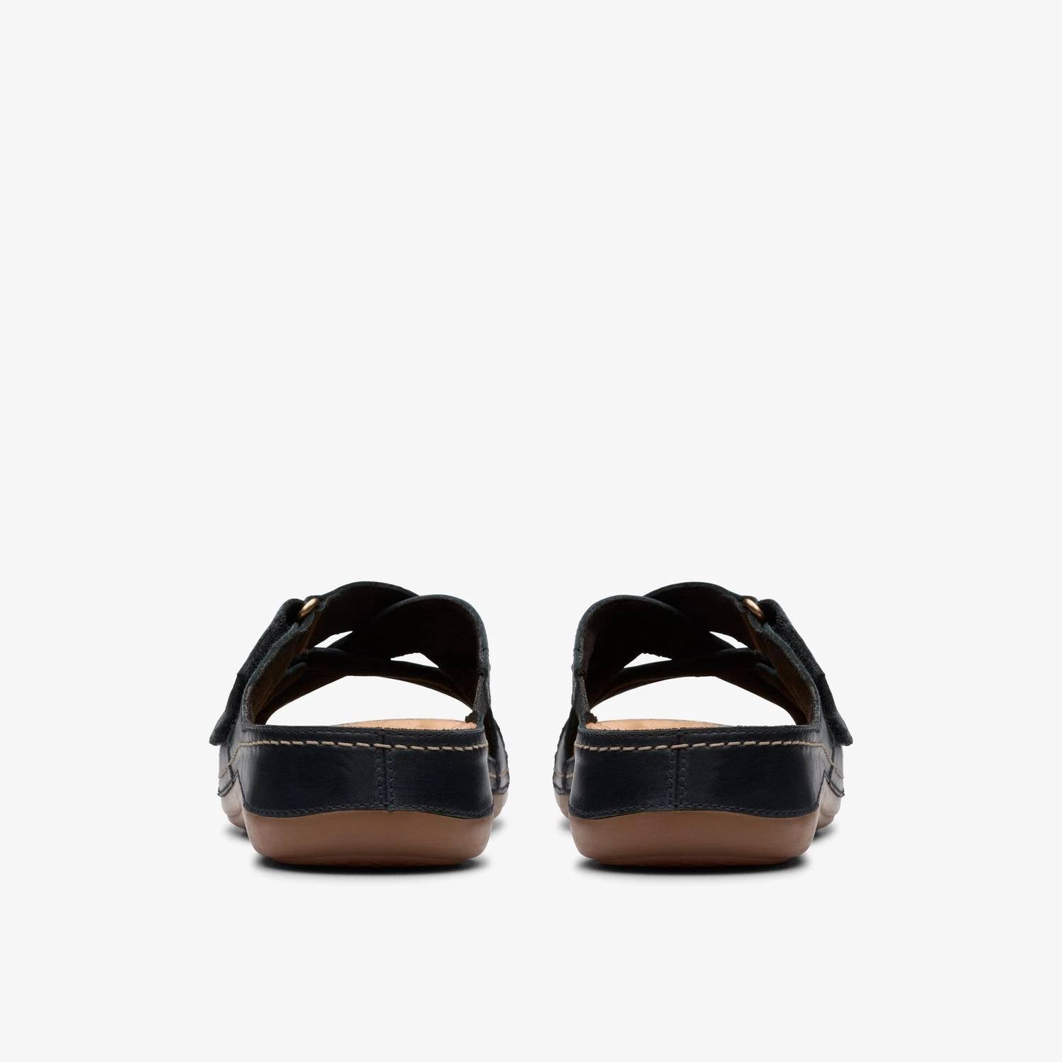 Clarks Women's Cecily Slide Sandal in black - women's sandal - alternate view
