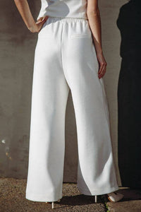 Flying Tomato - Wide Leg Knit Trouser
