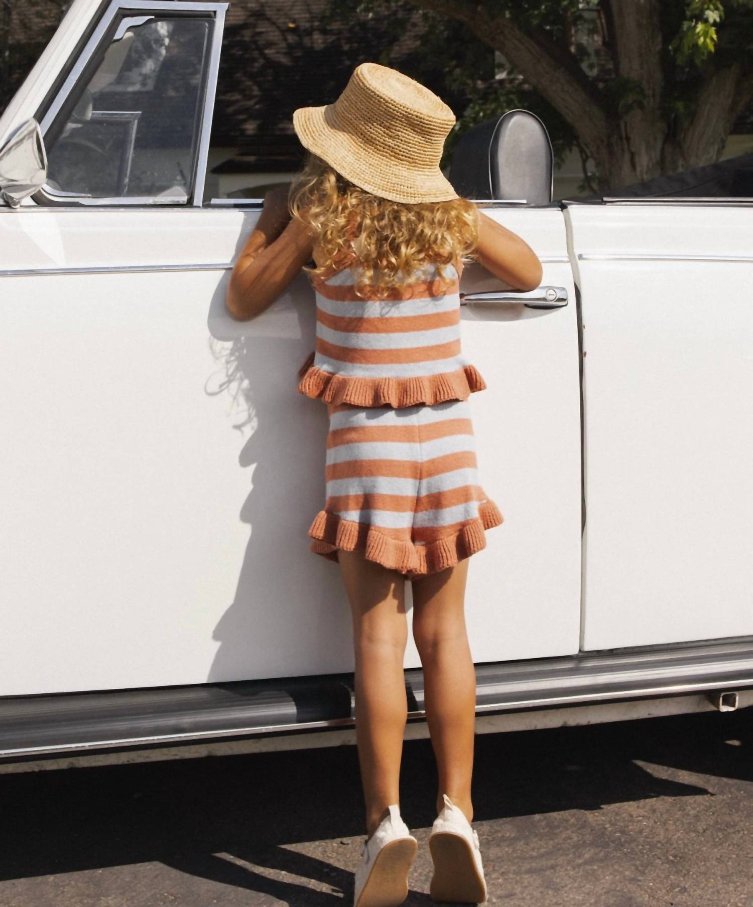 Rylee + Cru - Girl's Naomi Americana Stripe Set