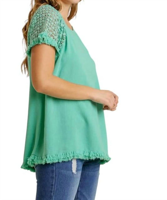 Umgee - Crochet Detailed Top