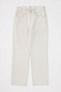 Moussy Elmora Low Rise Straight Jean in mix white - women's jeans - view 5