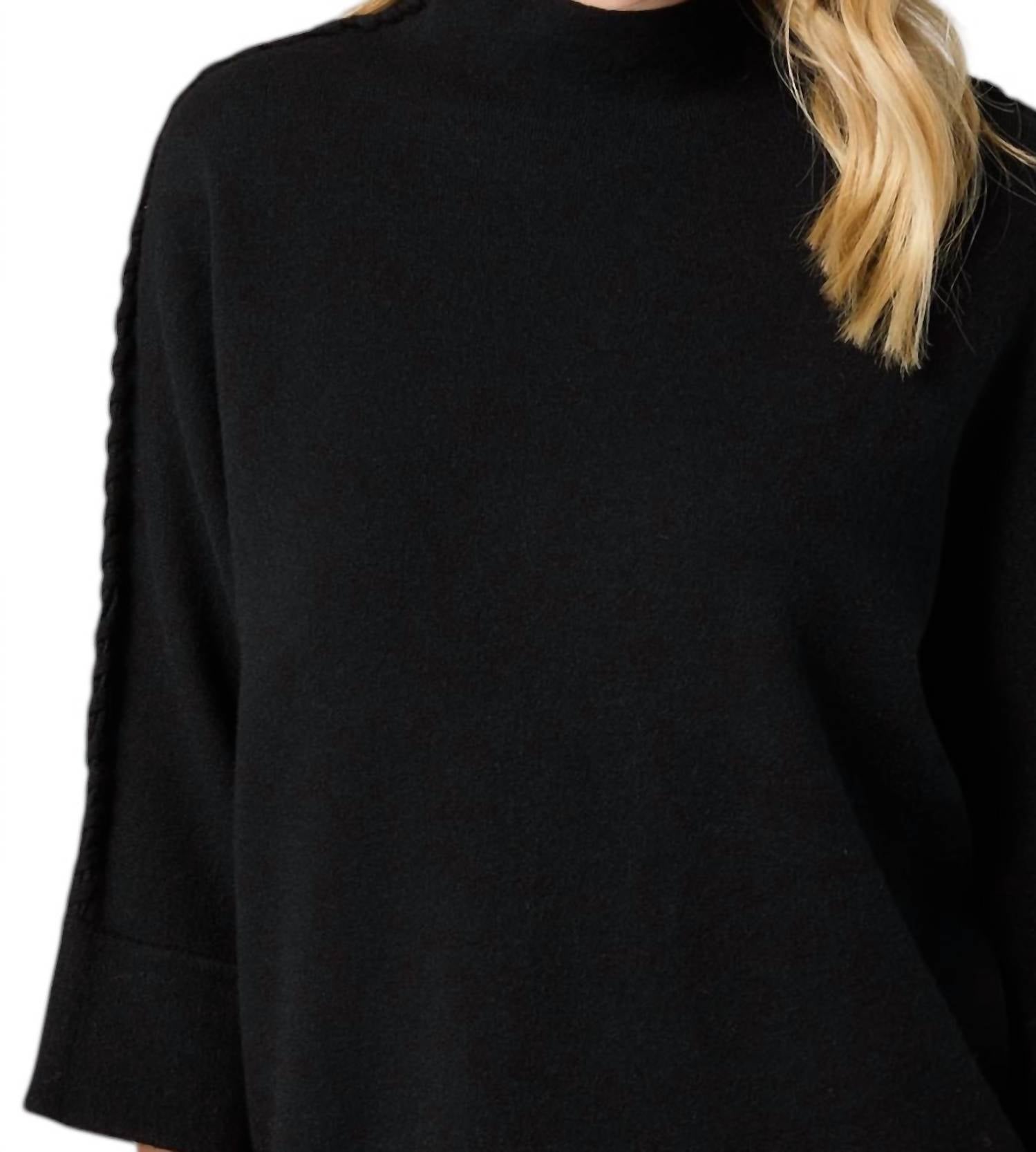Coco + Carmen - Heavenly Luxe Stitch Detail Funnel Neck Sweater