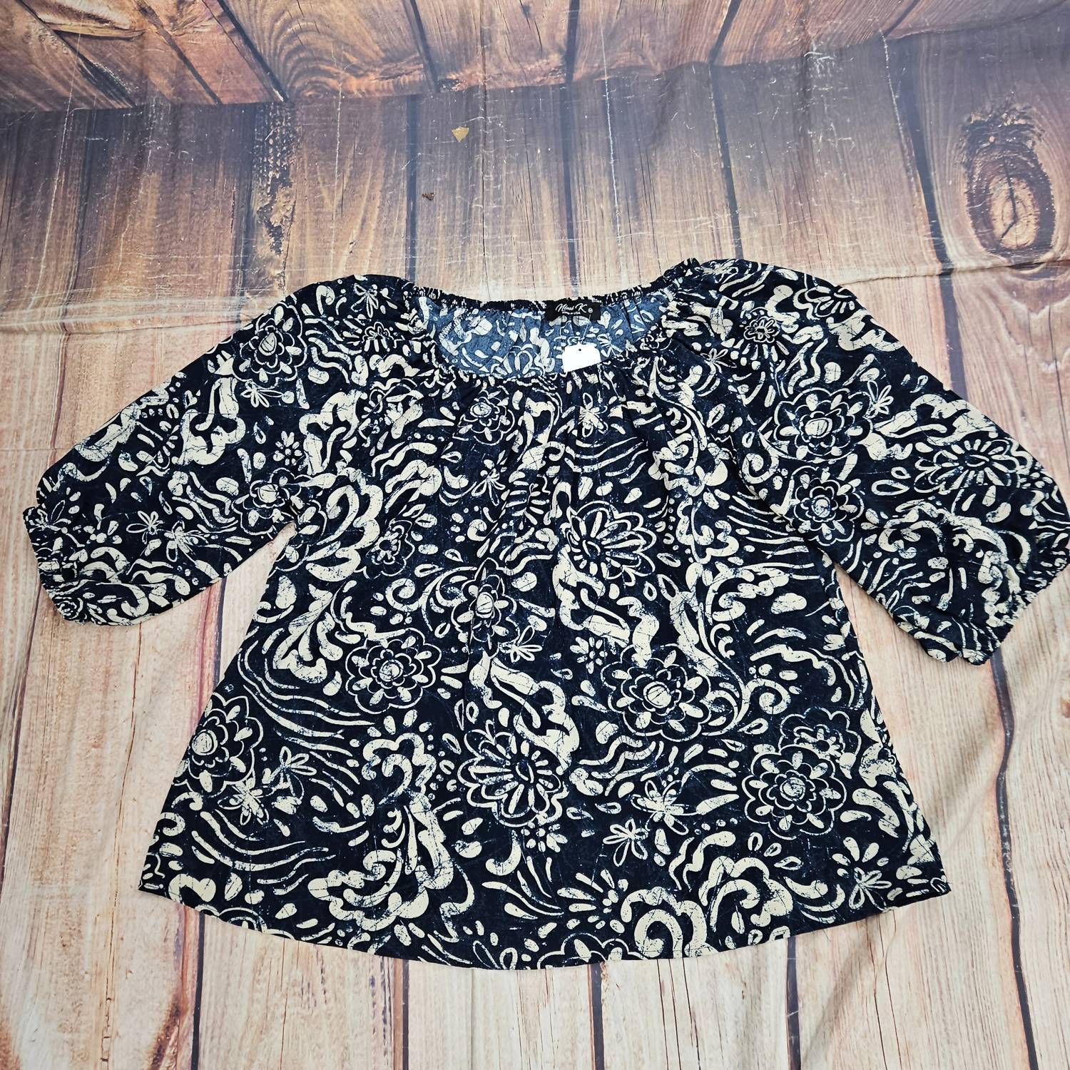 Papillon Women's Floral Blouse in multicolor - women's blouse