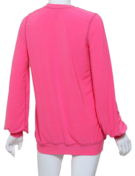 Love Love Tennis - Women's Long Sleeve Warm Up Top