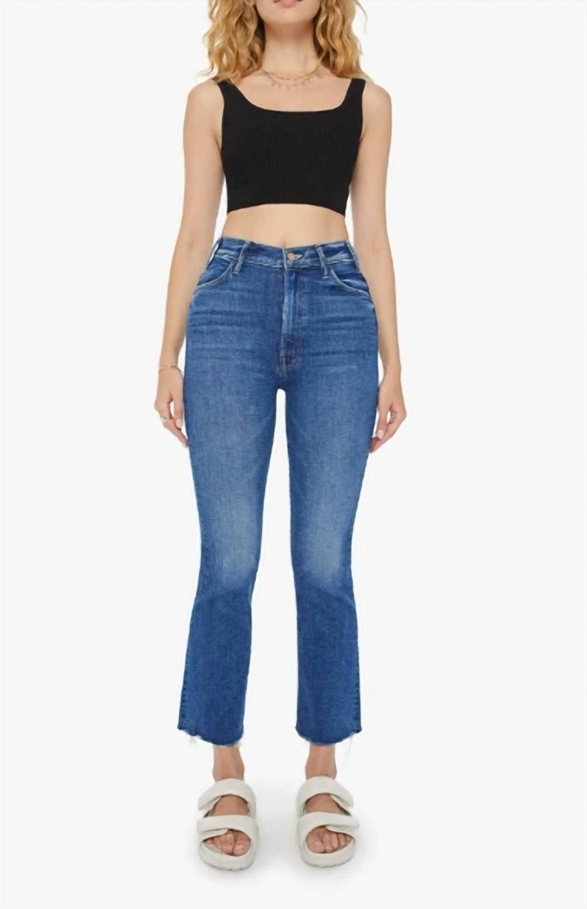 Mother - Hustler Ankle Fray Hem Jeans