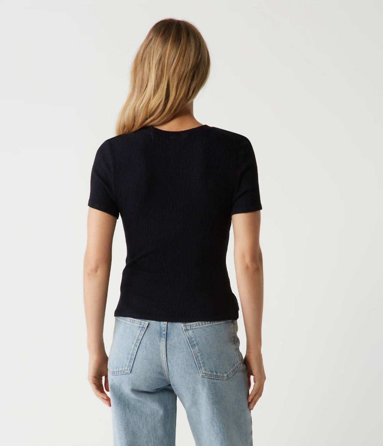Michael Stars - Stella Twist - Front Crinkle Tee