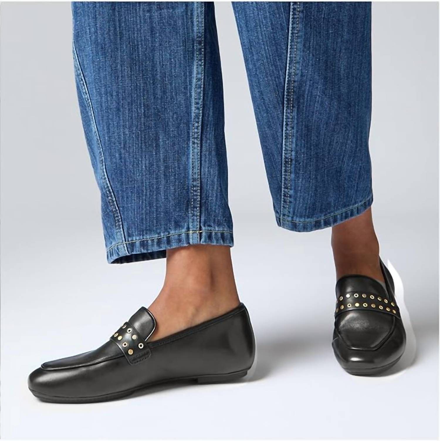 Fitflop - Women's Delicato Stud And Eyelet Loafers