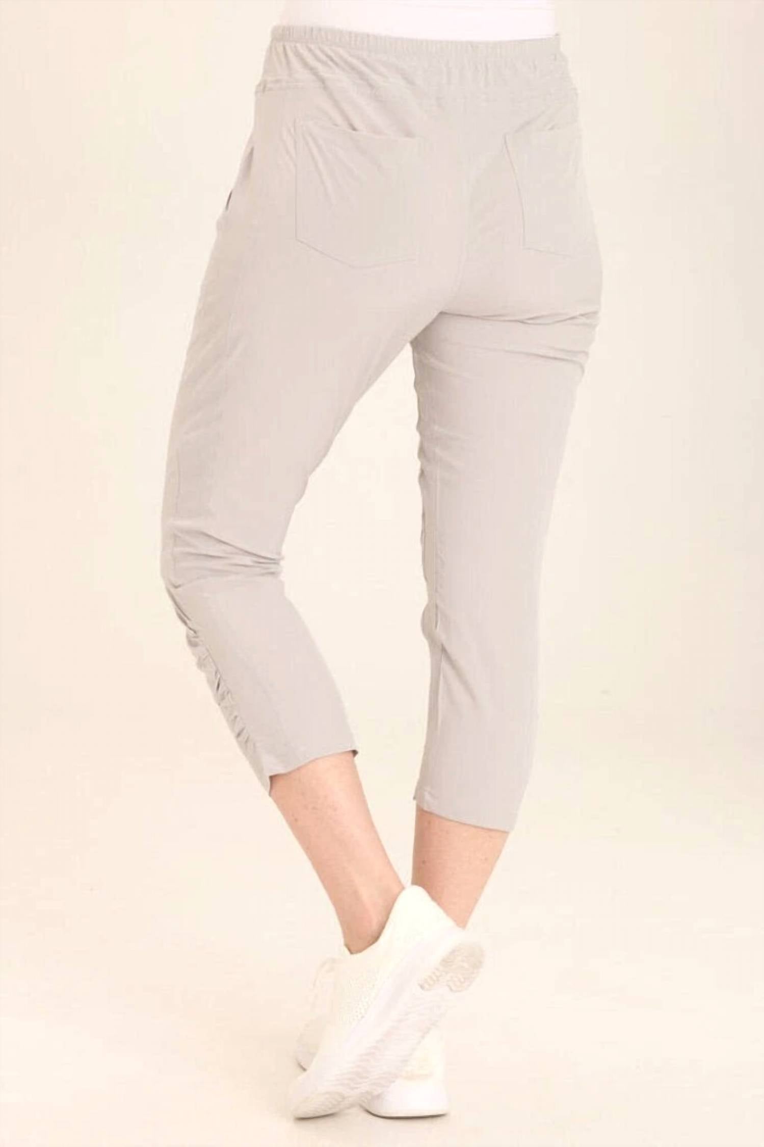Wearables - Aksana Whisper Stretch Ruched Slim Pant